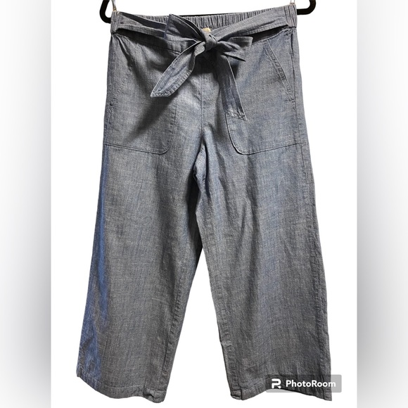 J Crew Chambray Tie Waist Pant - Picture 4 of 4